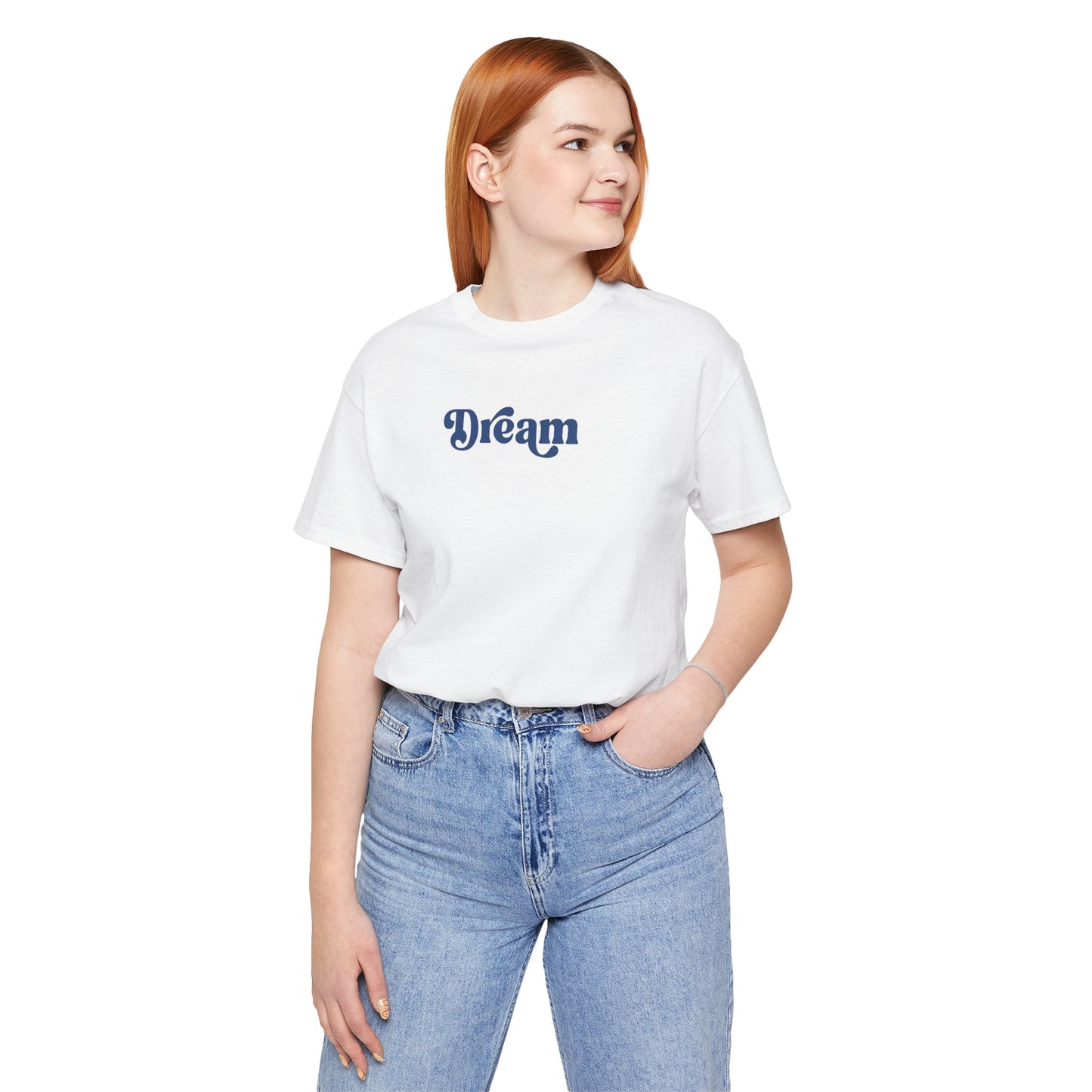 Beautiful & minimalistic 'Dream' aspiration short sleeve tee for women