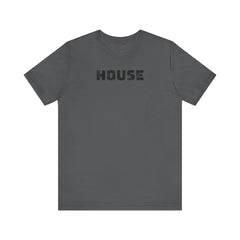Flat lay thumbnail of Cotton T-Shirt in color Asphalt on a white background