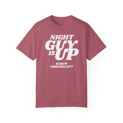 Flat lay thumbnail of Cotton T-Shirt in color Crimson on a white background
