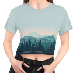 Flat lay thumbnail of Polyester T-Shirt in color Forrest Blue on a white background