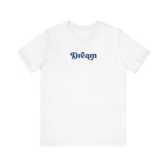 Flat lay thumbnail of Cotton T-Shirt in color Blue on White on a white background
