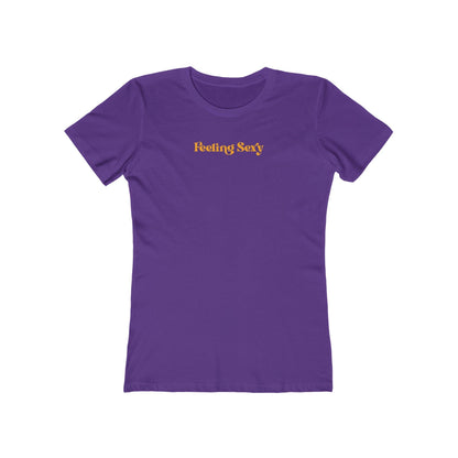 Feeling Sexy '70s Inspired' Women's Premium Cotton Tee