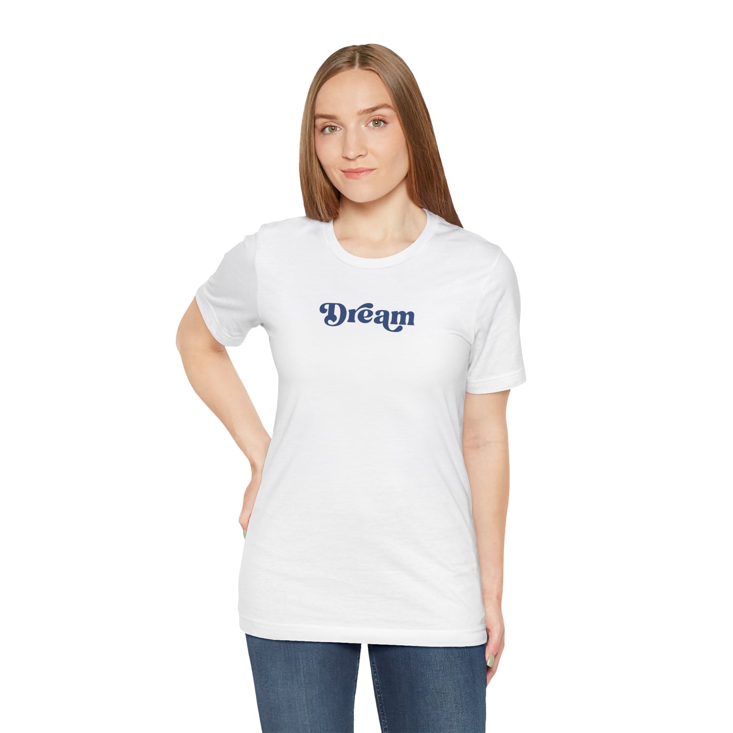 Beautiful & minimalistic 'Dream' aspiration short sleeve tee for women