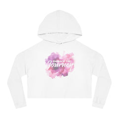Flat lay thumbnail of Polyester and Cotton and Fleece Hoodie in color White on a white background