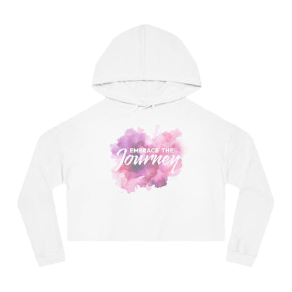 Womens Embrace The Journey Cropped Hooded Sweatshirt