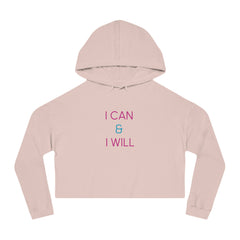 Flat lay thumbnail of Cotton and Polyester Hoodie in color Blush on a white background