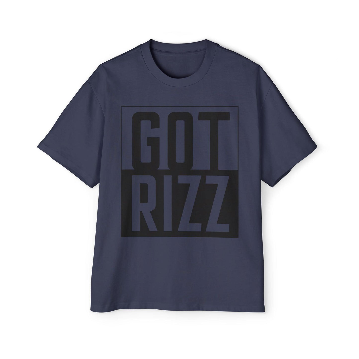 Got Rizz Men's Gen-Z Oversized Heavy Tarp Fit Tee