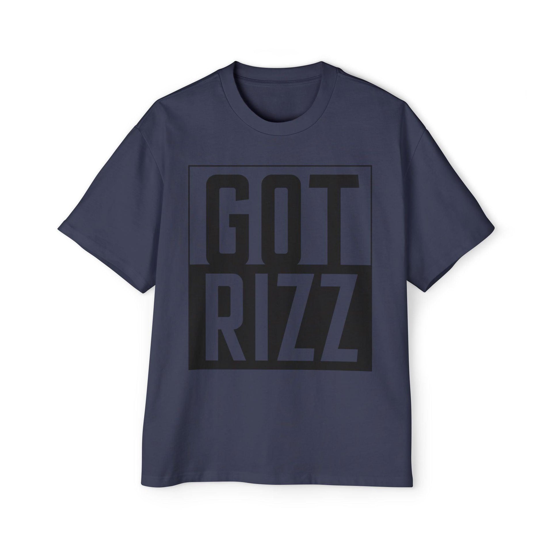 Got Rizz Men's Gen-Z Oversized Heavy Tarp Fit Tee