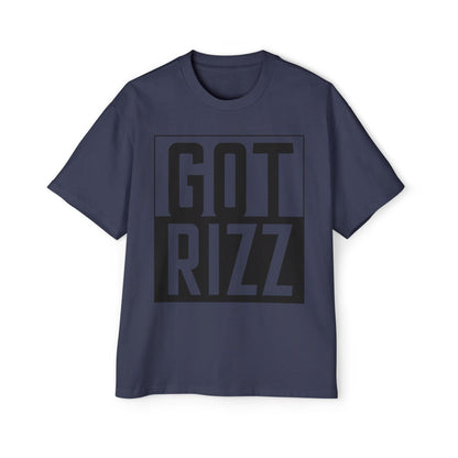 Got Rizz Men's Gen-Z Oversized Heavy Tarp Fit Tee