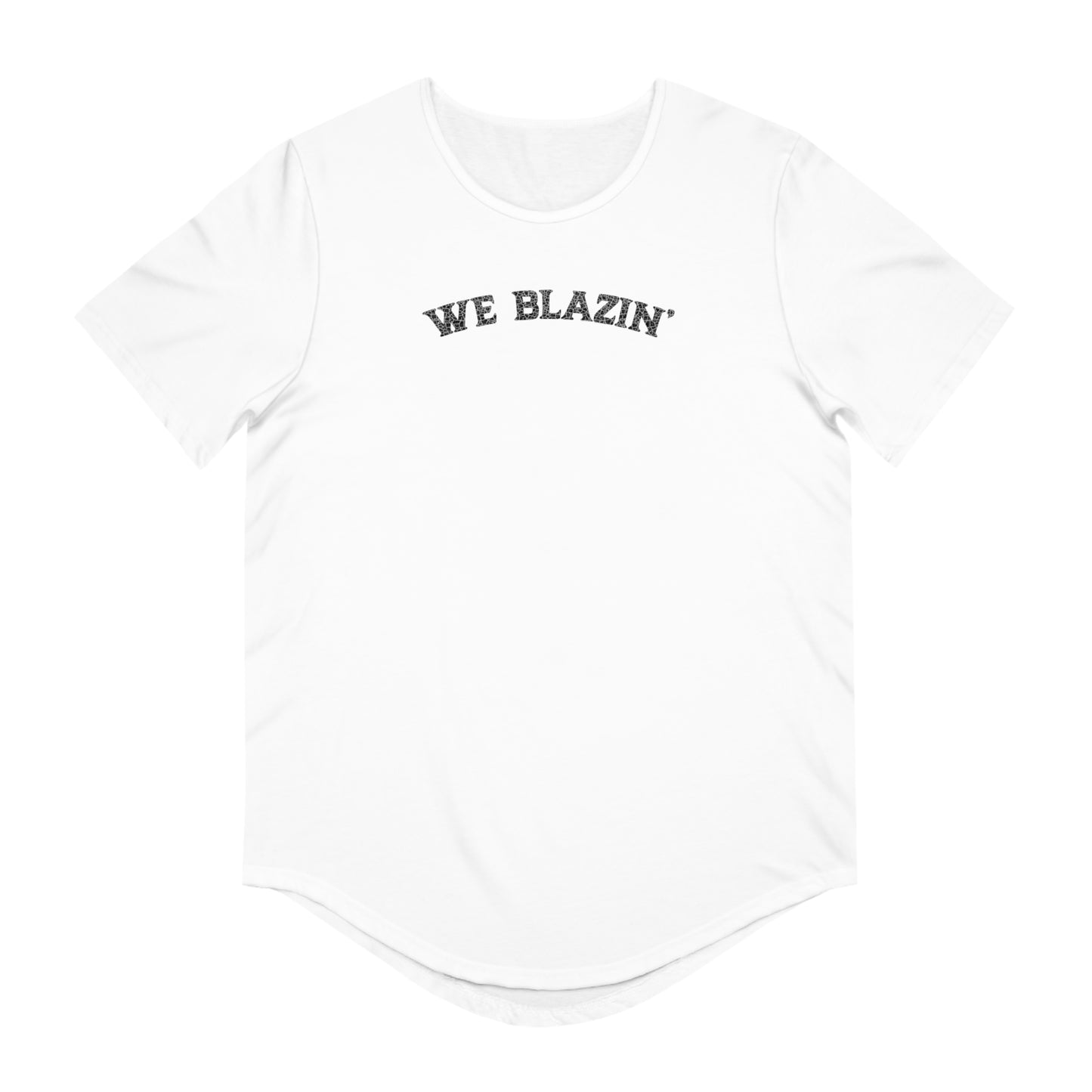 We Blazin' Vintage Curved Hem Tee for Men