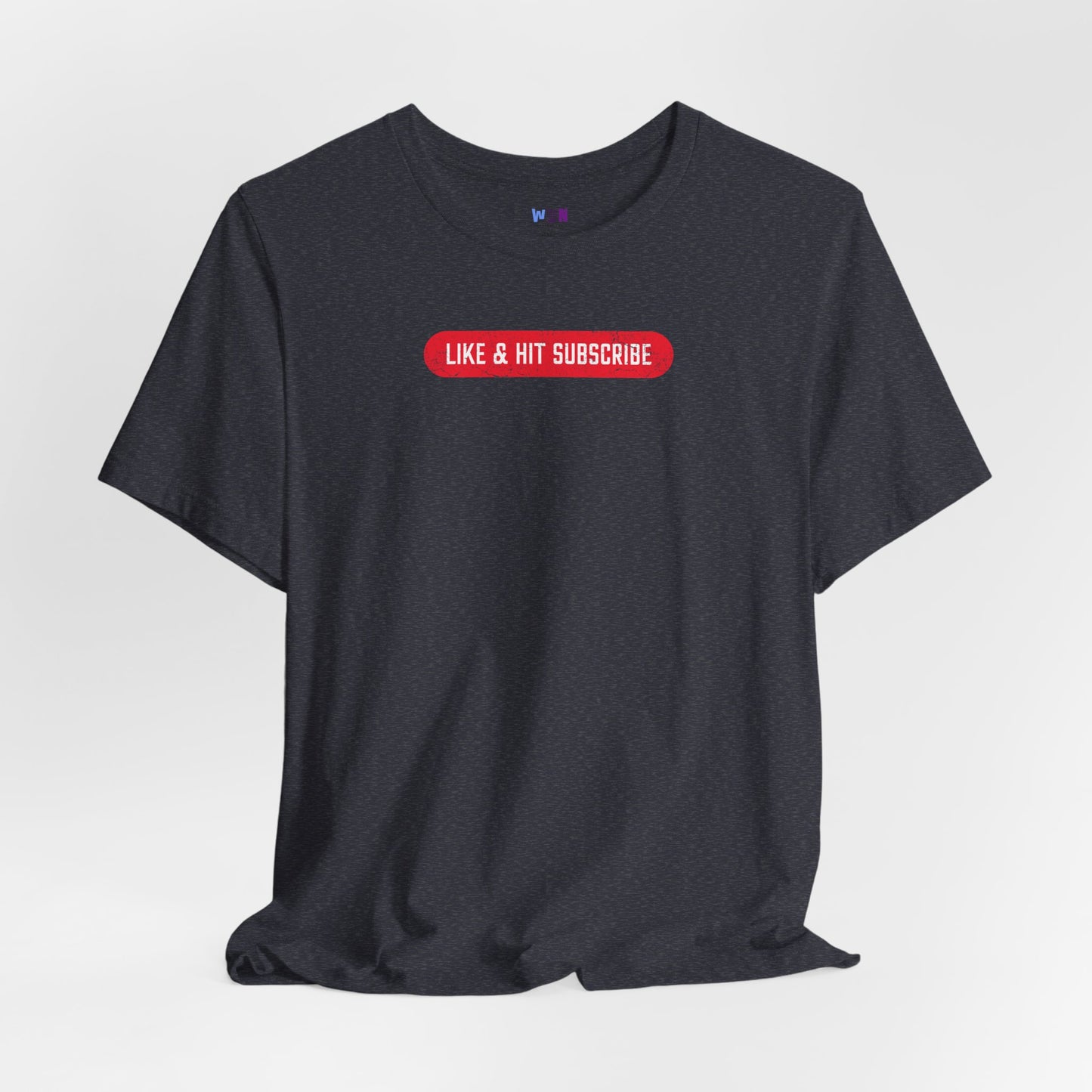 Like & Hit Subscribe Youtube Unisex Content Creator T-Shirt (Toolie)