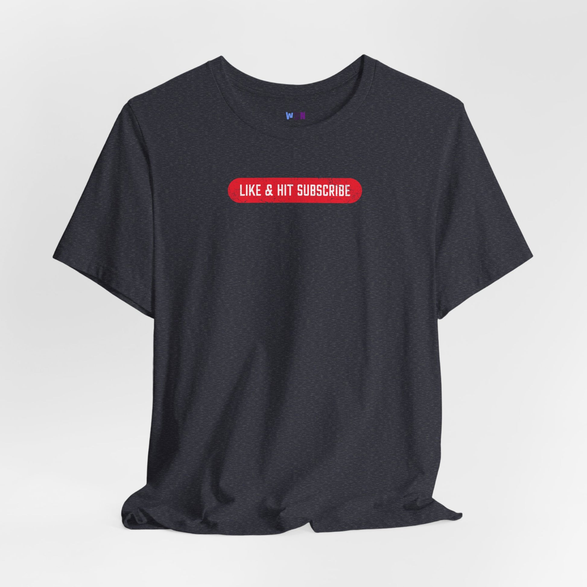 Like & Hit Subscribe Youtube Unisex Content Creator T-Shirt (Toolie)