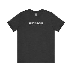 Flat lay thumbnail of Cotton T-Shirt in color Dark Grey Heather on a white background