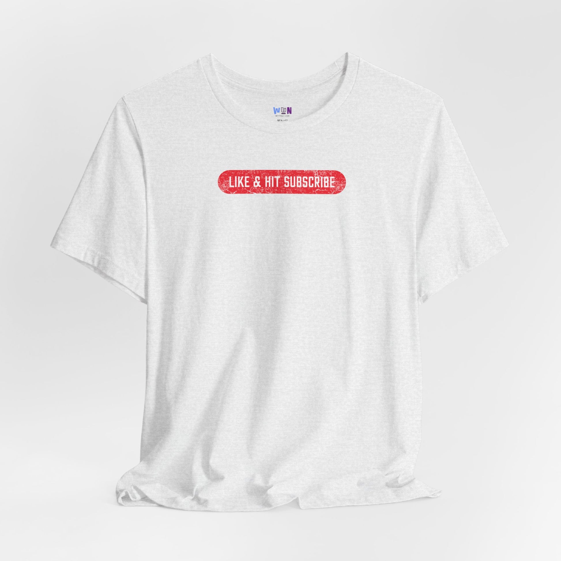 Like & Hit Subscribe Youtube Unisex Content Creator T-Shirt (Toolie)