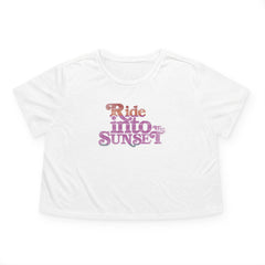 Flat lay thumbnail of Cotton and Polyester and Viscose T-Shirt in color White on a white background
