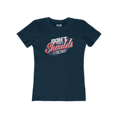 Flat lay thumbnail of Cotton T-Shirt in color Solid Midnight Navy on a white background