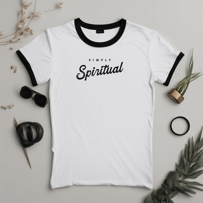 'Simply... Spiritual' Vintage Spiritual Awakening New Age Womens Tee
