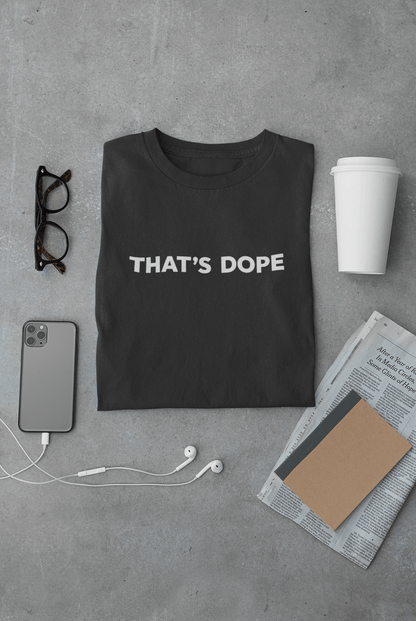 THAT'S DOPE Slang Heather Cotton Short Sleeve Unisex Tee