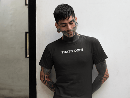 THAT'S DOPE Slang Heather Cotton Short Sleeve Unisex Tee