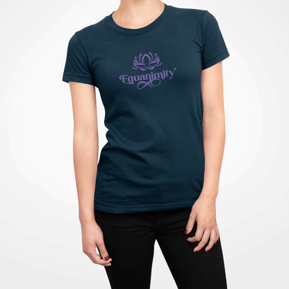 'Equanimity' Slim Fit Womens Spiritual tee