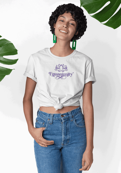 'Equanimity' Slim Fit Womens Spiritual tee