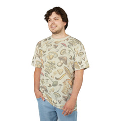 Flat lay thumbnail of Polyester T-Shirt in color Parchment on a white background