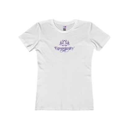 'Equanimity' Slim Fit Womens Spiritual tee