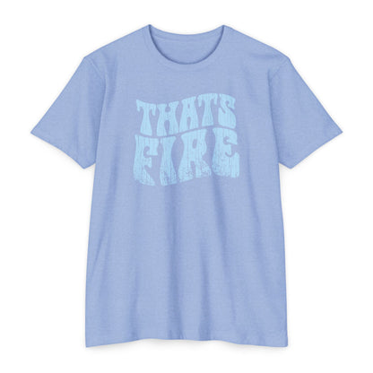 Women's 70s Vintage Style T-Shirt – Retro "That's Fire" Graphic Tee
