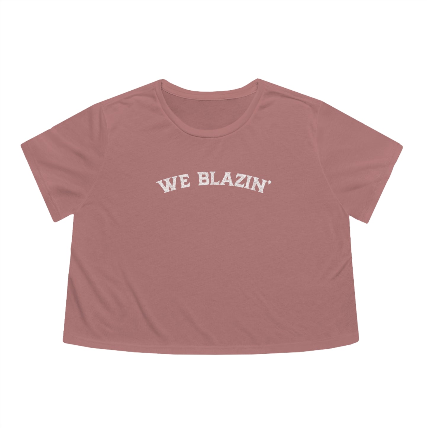 We Blazin Women's Flowy Cropped Tee