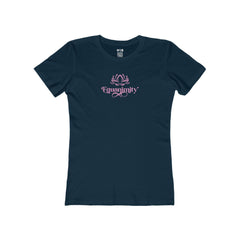 Flat lay thumbnail of Cotton T-Shirt in color Solid Midnight Navy on a white background