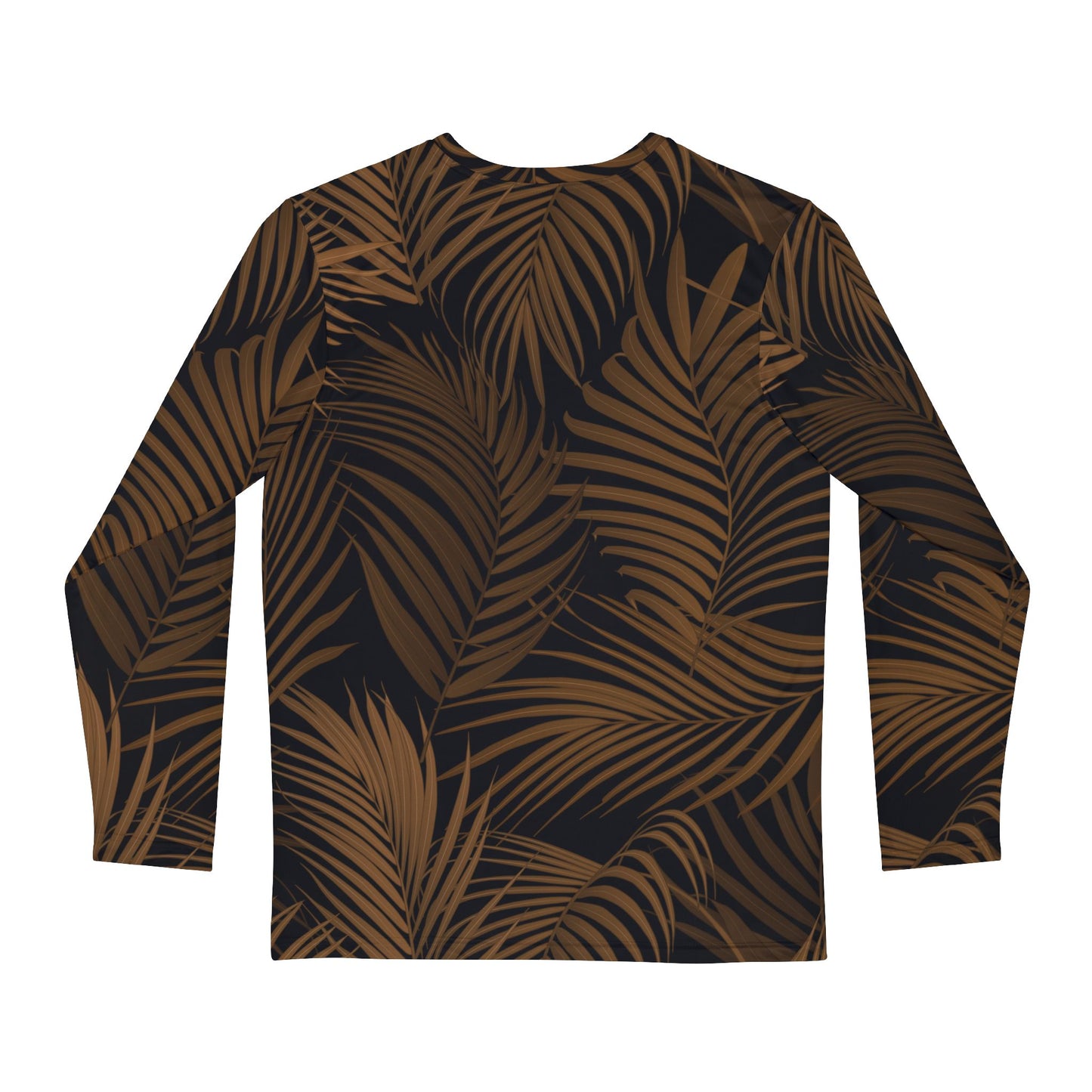 Brown Palm Leaf v1 Men's Long Sleeve Shirt