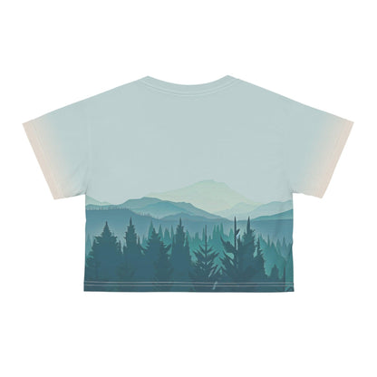 Nature's Bliss 2025 Cropped Outdoors Tee for women
