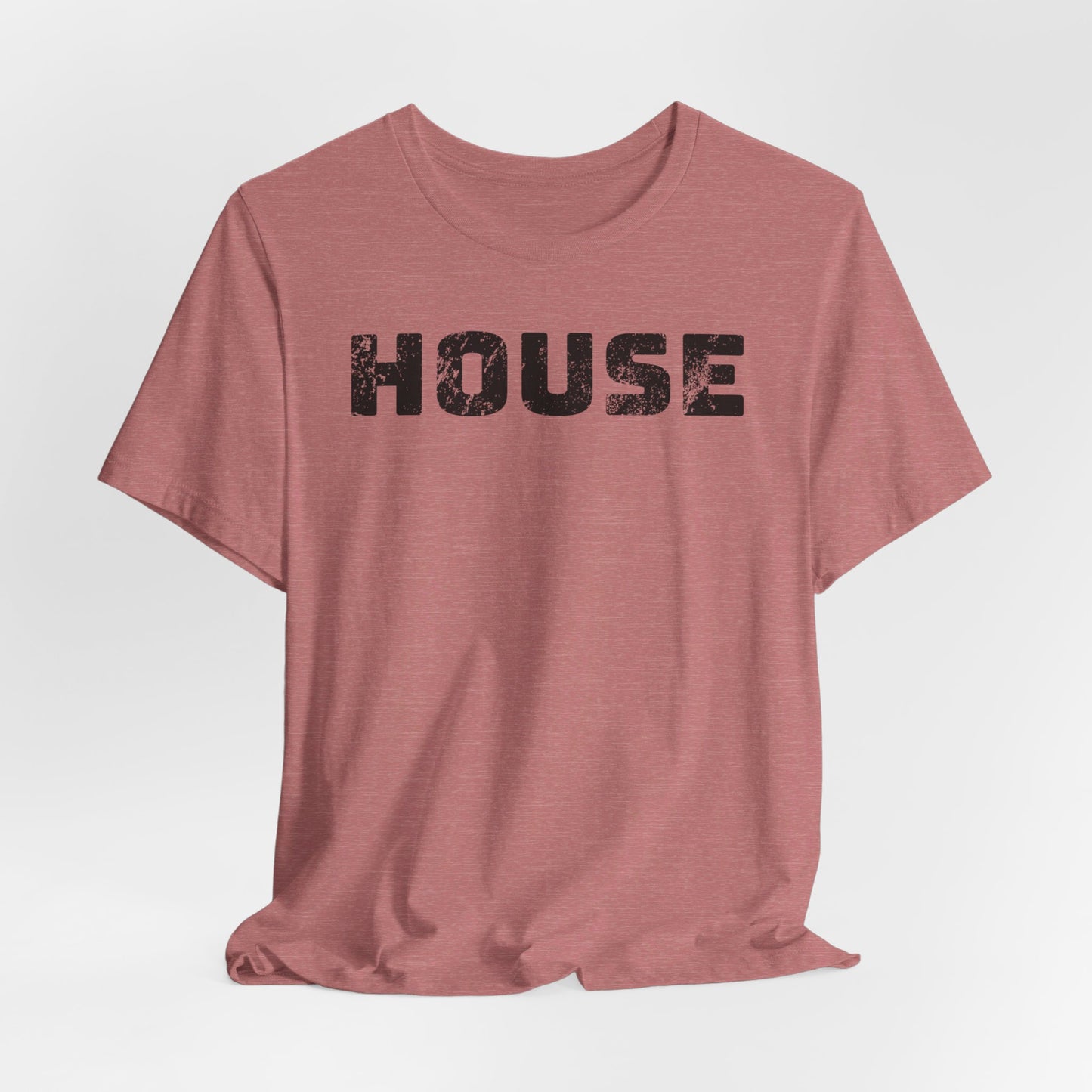 Women's HOUSE Jersey Short Sleeve Tee for DJs, Clubbing & dance music fans