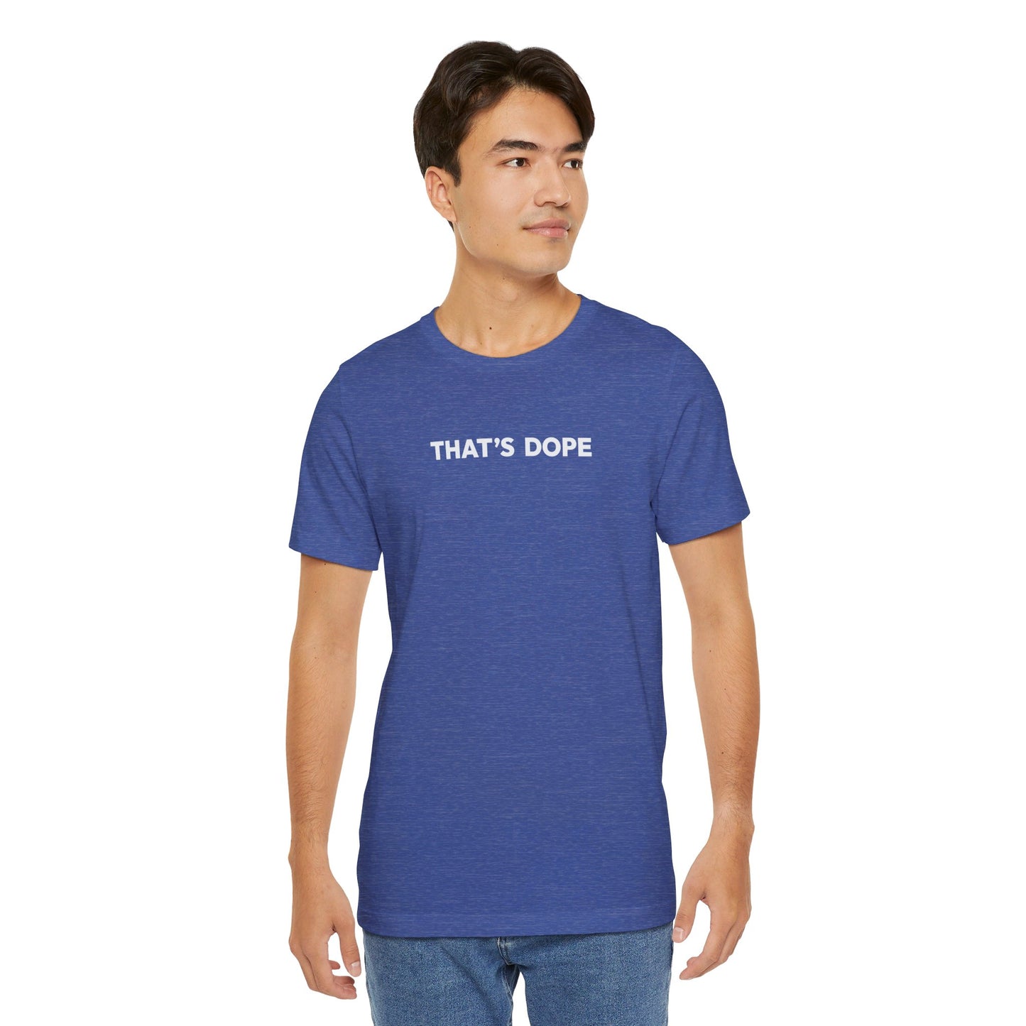 THAT'S DOPE Heather Cotton Short Sleeve Men's Tee