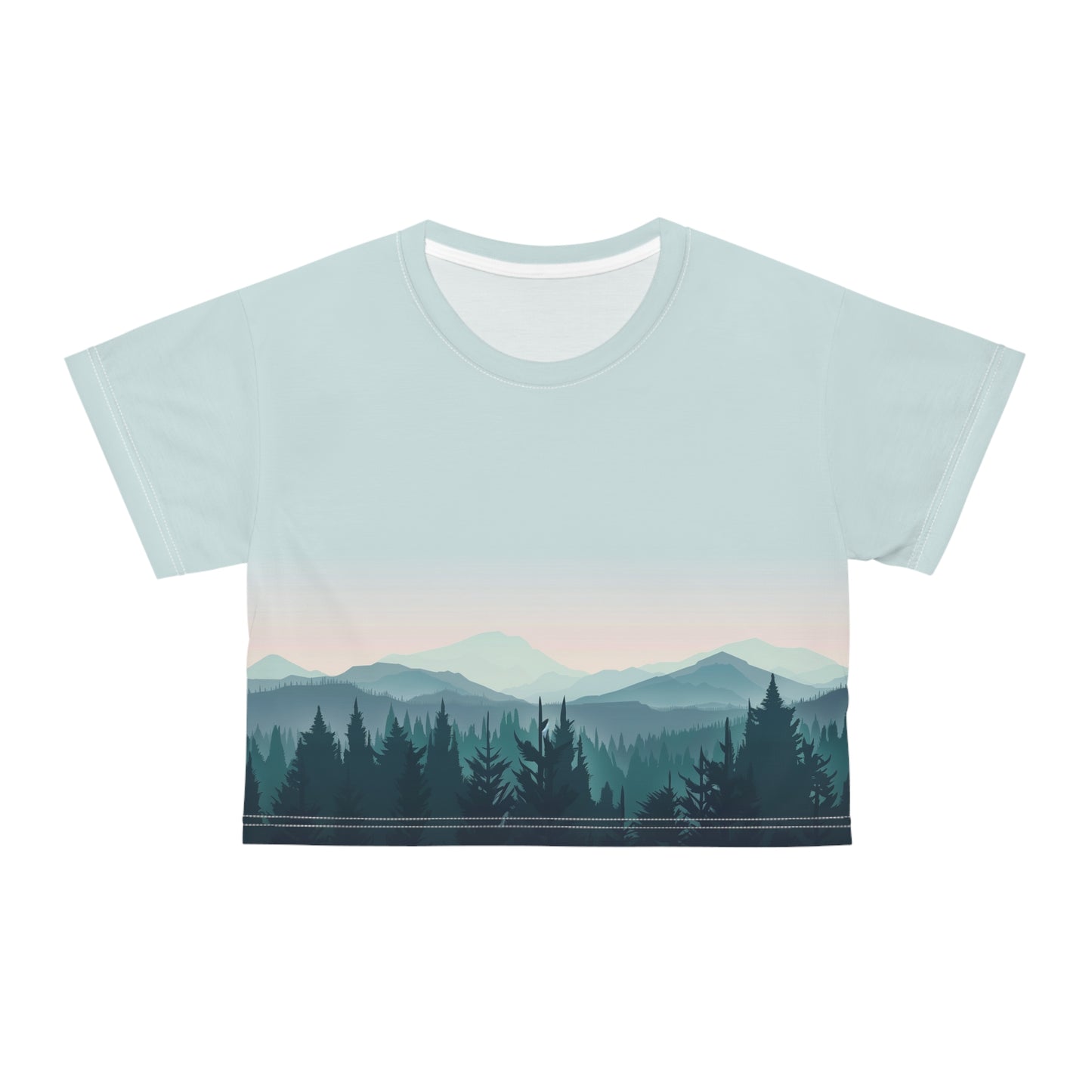 Nature's Bliss Cropped Tee for women