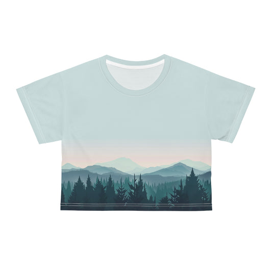 Nature's Bliss Cropped Tee for women