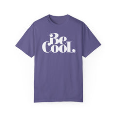 Flat lay thumbnail of Cotton T-Shirt in color Grape on a white background