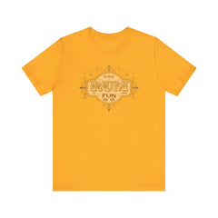 Flat lay thumbnail of Cotton T-Shirt in color Gold on a white background