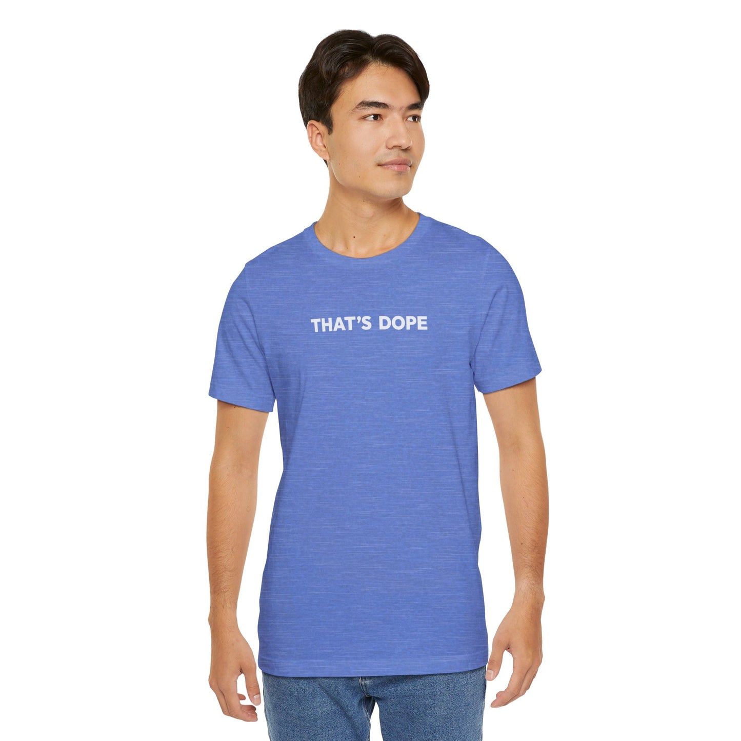 THAT'S DOPE Heather Cotton Short Sleeve Men's Tee