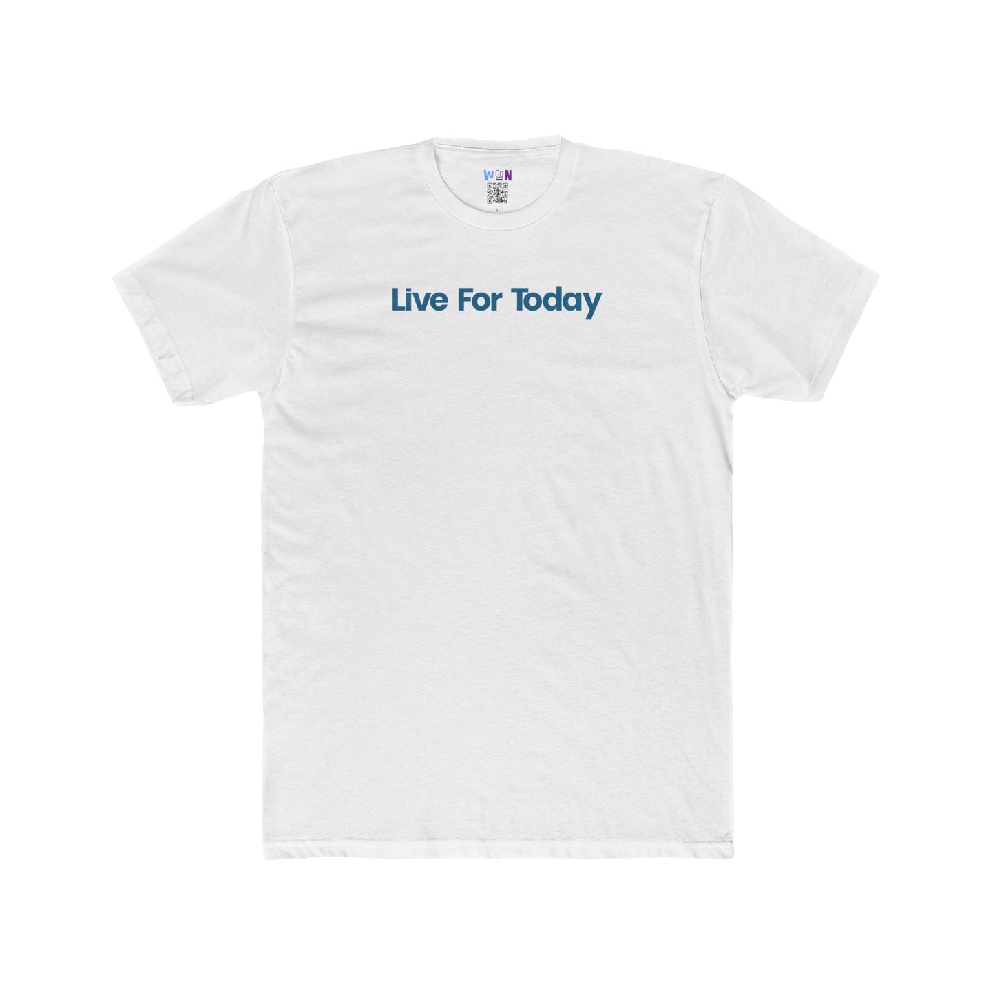 Live For Today affirmation, mantra & inspirational Tee with for Men