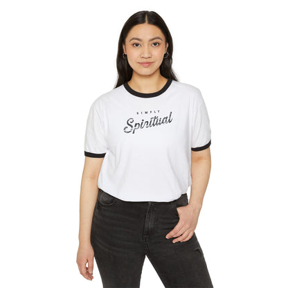 'Simply... Spiritual' Vintage Spiritual Awakening New Age Womens Tee