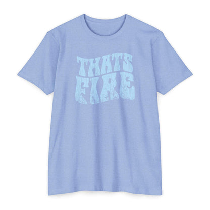 Men's 70s Vintage Style T-Shirt – Retro "That's Fire" Graphic Tee