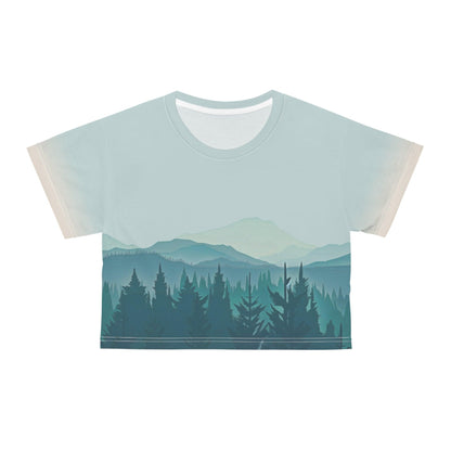 Nature's Bliss 2025 Cropped Outdoors Tee for women