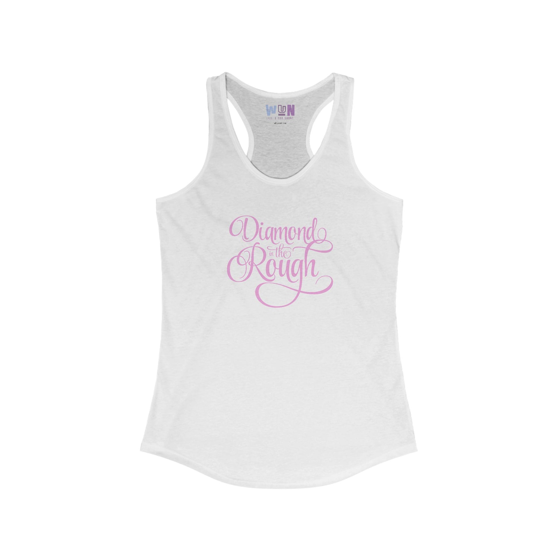 Women's Lilac "Diamond in the Rough" Scooped Neck Tank Top