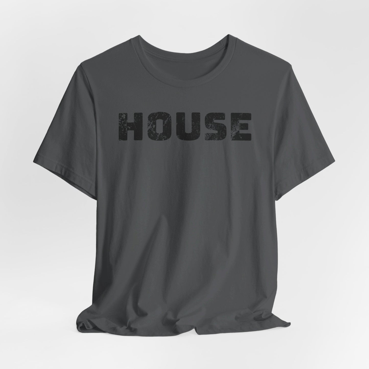 Women's HOUSE Jersey Short Sleeve Tee for DJs, Clubbing & dance music fans