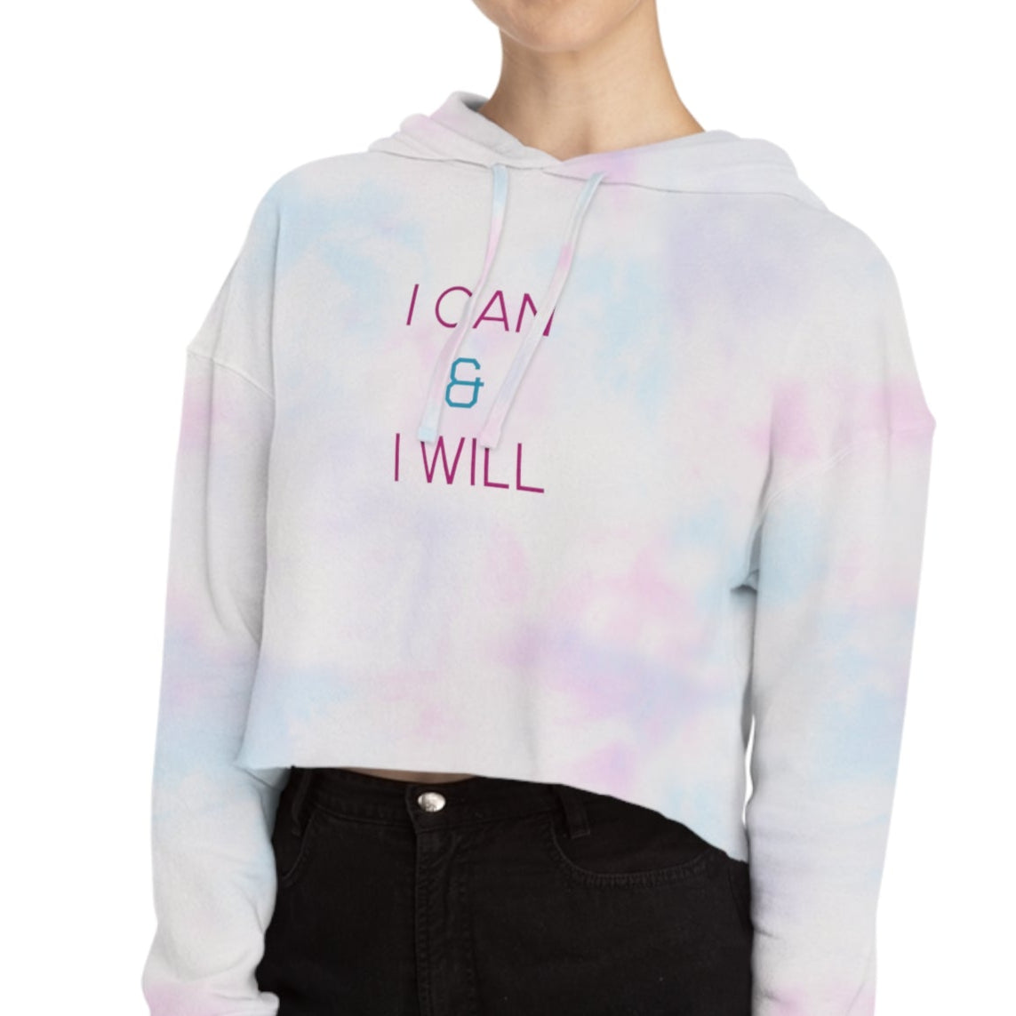 I can  I Will Tie-Dye Cotton Candy