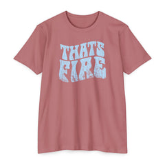 Flat lay thumbnail of Cotton and Polyester T-Shirt in color Heather Mauve on a white background