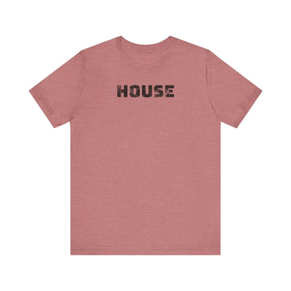 HOUSE Womens Jersey Tee for Clubbing & Dance Music Fans