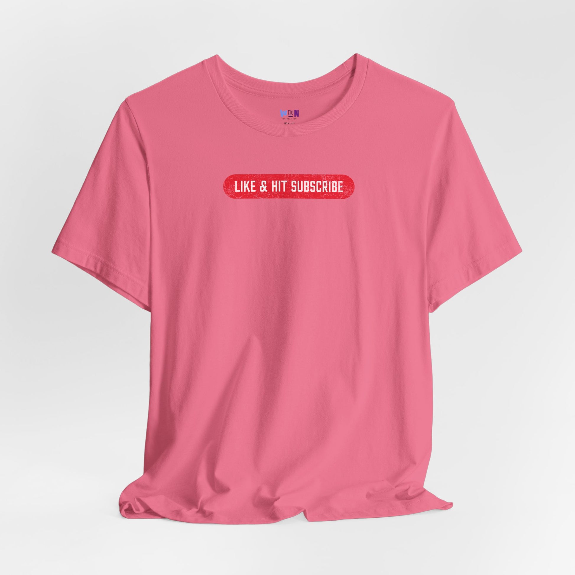 Like & Hit Subscribe Youtube Unisex Content Creator T-Shirt (Toolie)