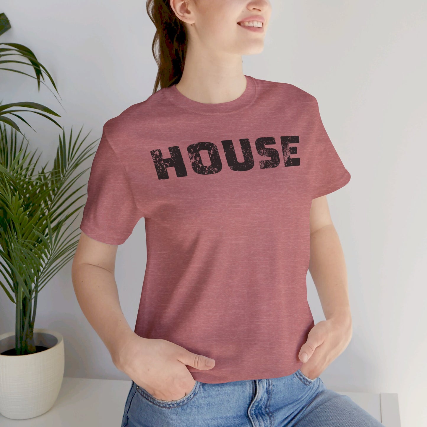 Grungy House Women's Mauve Heather Tee